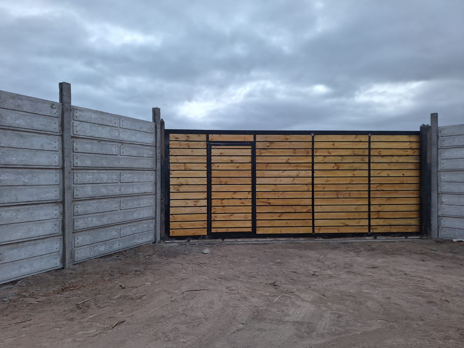 Construcción de Portón